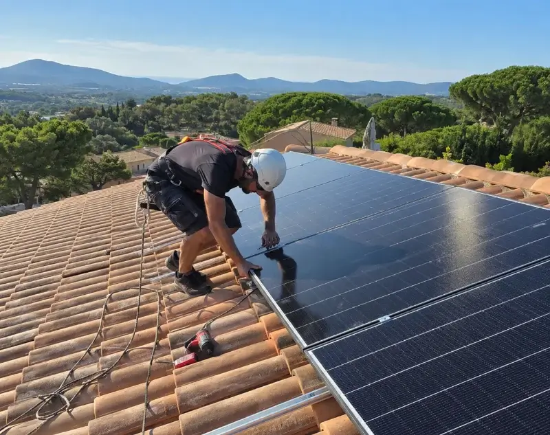 Installateur panneaux solaires Saint-Laurent-des-Hommes — pose photovoltaïque sur toiture